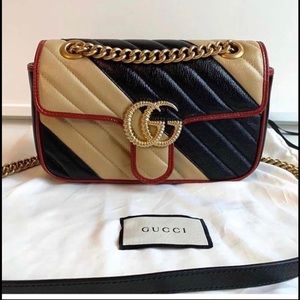 Authentic Gucci Marmont Tri color *Rare